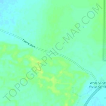 Chihuahuan Desert topographic map, elevation, terrain