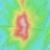 泰山 topographic map, elevation, terrain