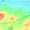 Knock topographic map, elevation, terrain