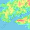 Kernisi topographic map, elevation, terrain