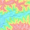 Lhasa topographic map, elevation, terrain