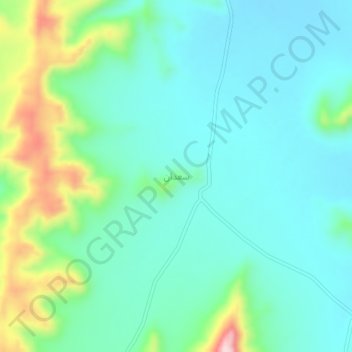 Sa`dan topographic map, elevation, terrain
