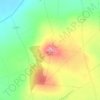 Knockroe topographic map, elevation, terrain