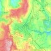 Buxton topographic map, elevation, terrain