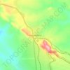 Kasumbalesa topographic map, elevation, terrain