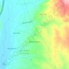Fonte dos Fortes topographic map, elevation, terrain