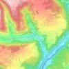 Weizen topographic map, elevation, terrain