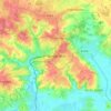 Tenterden topographic map, elevation, terrain