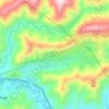 Jabillal topographic map, elevation, terrain