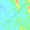Daw topographic map, elevation, terrain
