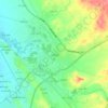 Kanaqin topographic map, elevation, terrain