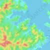 Te Haumi topographic map, elevation, terrain