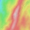 Peppercorn topographic map, elevation, terrain