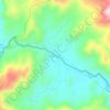 Siguntur topographic map, elevation, terrain