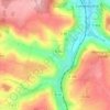 Coupigny topographic map, elevation, terrain