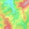 Heftrich topographic map, elevation, terrain