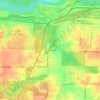 Pisgah Heights topographic map, elevation, terrain