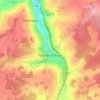 Proche les Venets topographic map, elevation, terrain