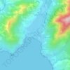 Sagone topographic map, elevation, terrain