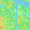 Flivik topographic map, elevation, terrain