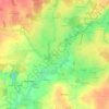 Bel Air topographic map, elevation, terrain