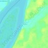 Porto Natal topographic map, elevation, terrain