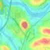 Ward Hill topographic map, elevation, terrain