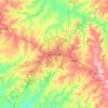 Maringá topographic map, elevation, terrain