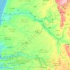 Matam topographic map, elevation, terrain