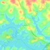 Fairplay Shores topographic map, elevation, terrain