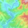 в.з. Ромча topographic map, elevation, terrain