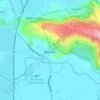 Bleadon topographic map, elevation, terrain