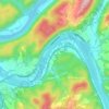 Lurich topographic map, elevation, terrain