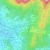 Cea topographic map, elevation, terrain