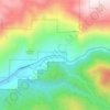 Kyburz topographic map, elevation, terrain