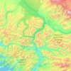 Valdez-Cordova (CA) topographic map, elevation, terrain