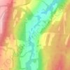 Meanook topographic map, elevation, terrain