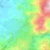 Olmeta-di-Tuda topographic map, elevation, terrain