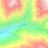 Lacasmayo topographic map, elevation, terrain