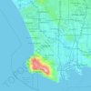 Torrance topographic map, elevation, terrain