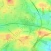 Moon Ponds topographic map, elevation, terrain