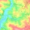 Le Bos Josselin topographic map, elevation, terrain