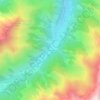 Les Colonies topographic map, elevation, terrain