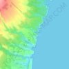 Cales de Mallorca topographic map, elevation, terrain