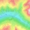 Melag topographic map, elevation, terrain