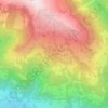 Zettersfeld topographic map, elevation, terrain