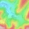 Sous le Fein des Huges topographic map, elevation, terrain