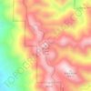 Mount Lowe topographic map, elevation, terrain