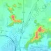 Dagongmen topographic map, elevation, terrain