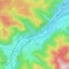 Tommelsbach topographic map, elevation, terrain
